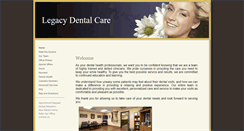 Desktop Screenshot of legacydentalonline.com